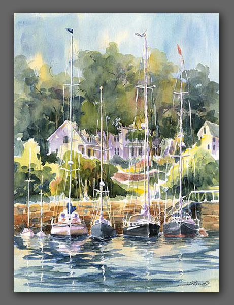 Jan Kilburn gicée, "Summer Sailors"