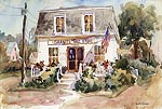 Jan Kilburn print from original watercolor, "Granite Hall Store"