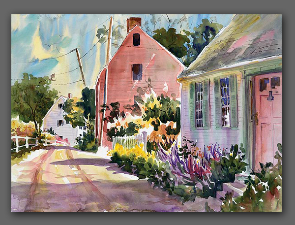 Jan Kilburn print, "New England Ambience i"