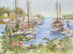 Jan Kilburn giclée, "Camden Harbor II"