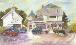 Jan Kilburn print from original watercolor, "East Boothbay General Store II"