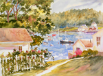 print from the original watercolor of "Stonington"