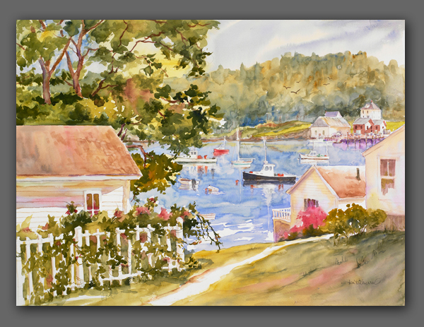 Jan Kilburn print, "Stonington"